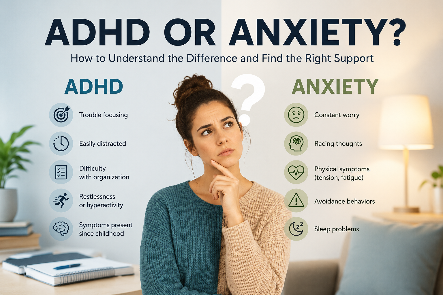 Is It ADHD or Anxiety? Understanding the Differences