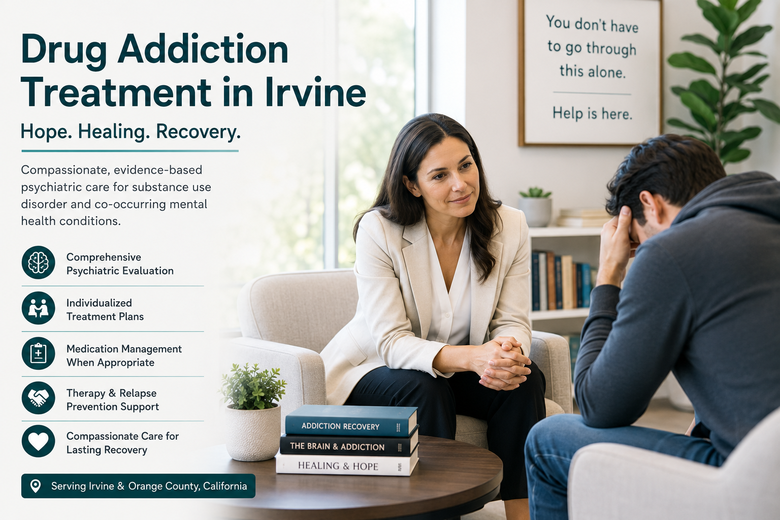 Drug Addiction Treatment in Irvine, California: A Complete Guide to Recovery and Psychiatric Care