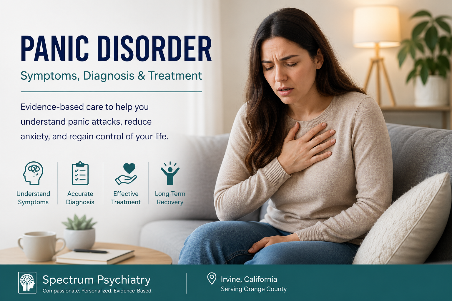 Panic disorder treatment in Irvine California